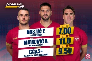 AdmiralBet i Sportske specijal - Filip, Mitar i Dušan donose sjajne kvote!